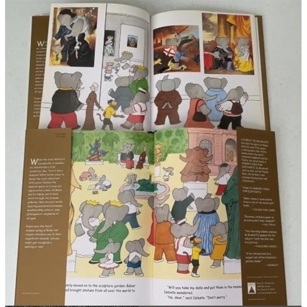 Babar's Museum of Art by Laurent de Brunhoff (2003, Hardcover) EC